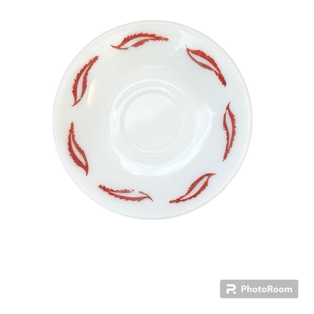 Vintage Termocriska Milk-glass Saucer Cottage-core Farmhouse Bundle and Save